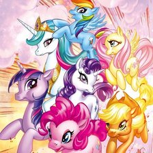 Схема вышивки «My Little Pony»