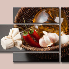 Схема вышивки «триптих натюрморт»