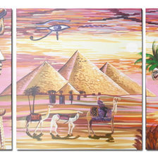 Схема вышивки «триптих египет»