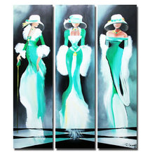 Схема вышивки «триптих девчата»