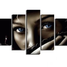 Схема вышивки «полиптих глаза»