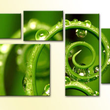 Схема вышивки «полиптих капли»