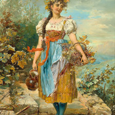 Схема вышивки «картина Х.Затстка»