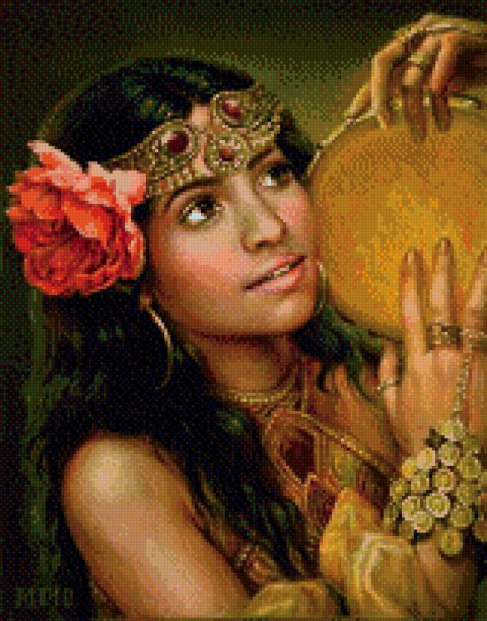 цыганка - танец, девушка - предпросмотр