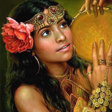 Схема вышивки «цыганка»