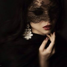 Схема вышивки «Девушка.»