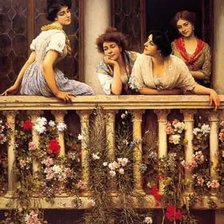 Схема вышивки «Разговор»