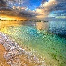 Схема вышивки «Море»