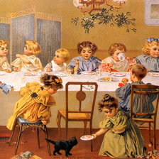 Схема вышивки «девочки»