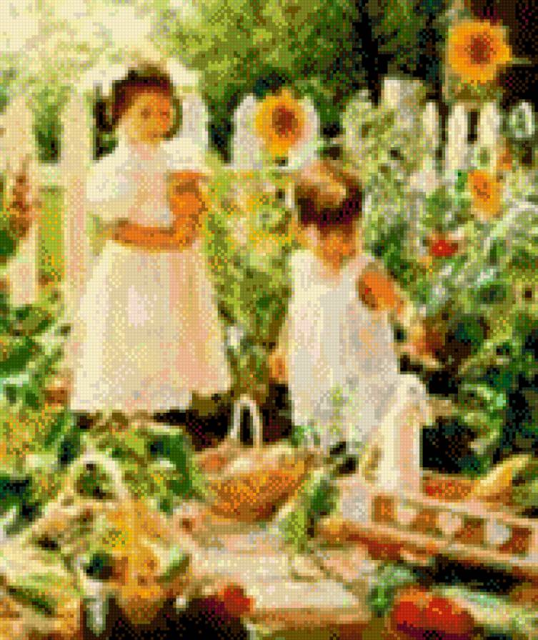 dzieci w ogrodzie - предпросмотр