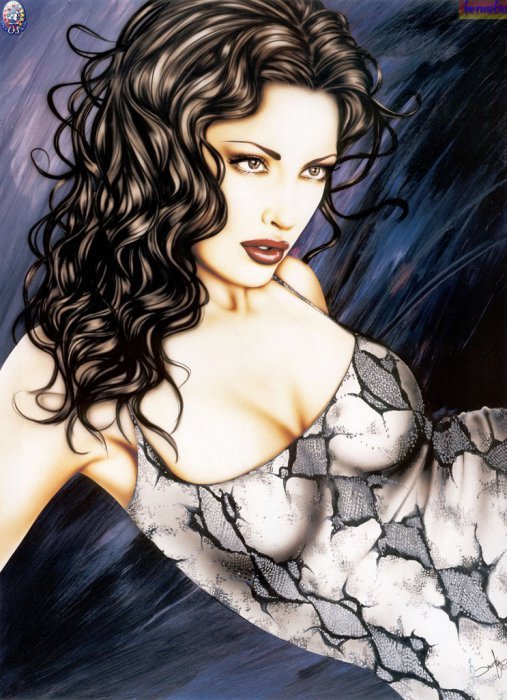 Девушка - дама, красавица, девушка - оригинал