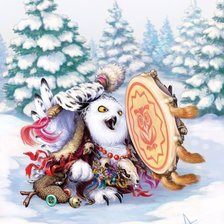 Схема вышивки «Шаман»