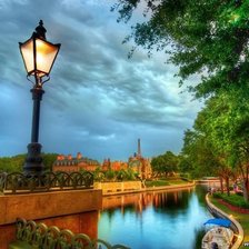 Схема вышивки «пейзаж»