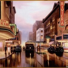 Схема вышивки «городской пейзаж»