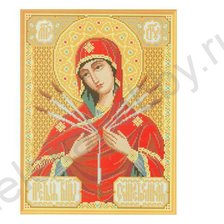 Схема вышивки «Семистрельная»