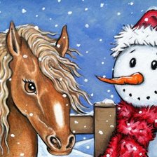 Схема вышивки «Год Лошади»