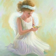 Схема вышивки «Серия "Ангелы"»