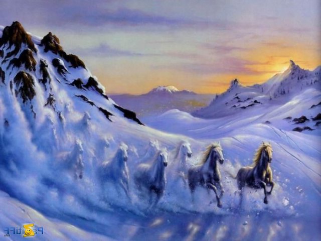 снежные кони - оригинал