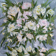 Схема вышивки «картина маслом»