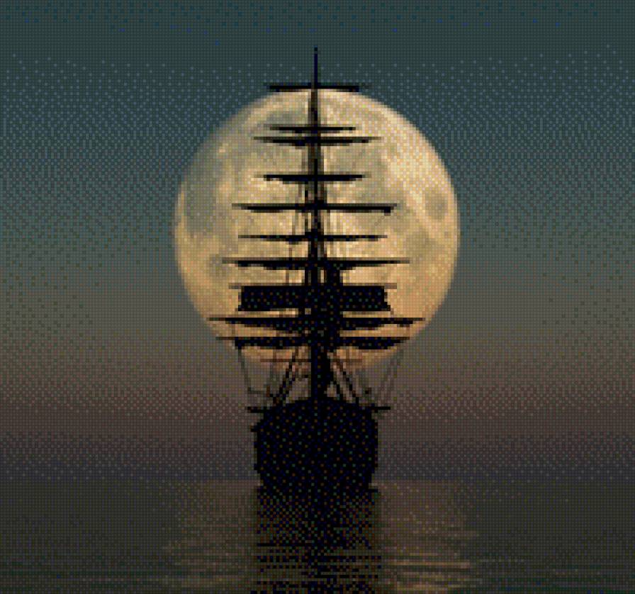 Корабль - море, корабль, парусник - предпросмотр