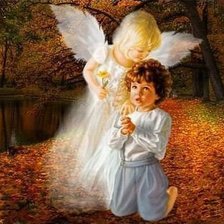 Схема вышивки «ангел-хранитель»