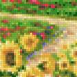 Предпросмотр схемы вышивки «триптих поляна» (№505122)