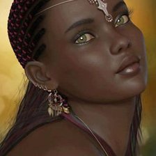 Схема вышивки «африканка»