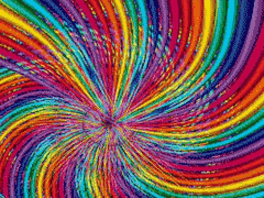 Радуга.Абстракция - абстракция, радуга, иллюзия - предпросмотр