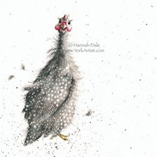 Схема вышивки «Guinea Fowl»