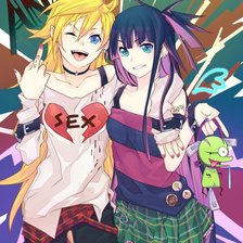 Схема вышивки «Panty and Stocking»