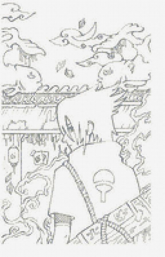 Саске - аниме, наруто, саске, графика - предпросмотр