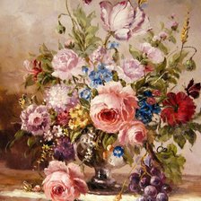 Схема вышивки «цветы»