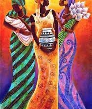 Схема вышивки «колорит африки»