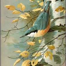 Схема вышивки «скоро зима»