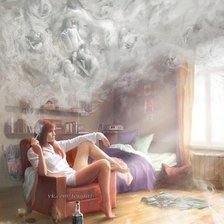 Схема вышивки «одиночество»