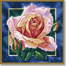 Схема вышивки «Роза»