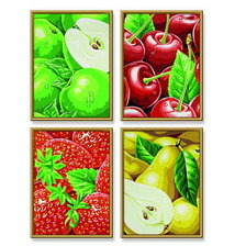 Схема вышивки «Полиптих"Фрукты"»