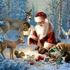 Схема вышивки «дед мороз»