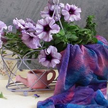 Схема вышивки «Петуния»