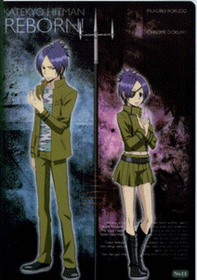 Мукуро и Хроме - репетатор киллер реборн - предпросмотр