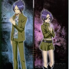 Схема вышивки «Мукуро и Хроме»