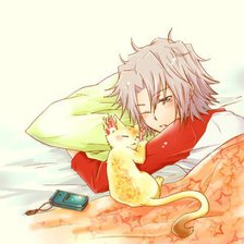 Схема вышивки «Гокудера и Ури»