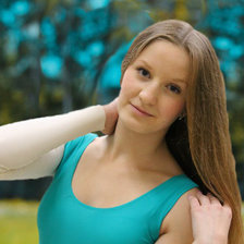 Схема вышивки «Девушка»