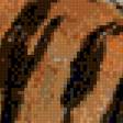 Предпросмотр схемы вышивки «тигр» (№506779)