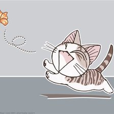 Схема вышивки «Котейка»