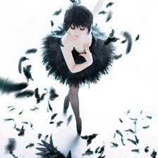 Схема вышивки «Ворона»