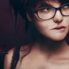 Схема вышивки «Задумчивость)»