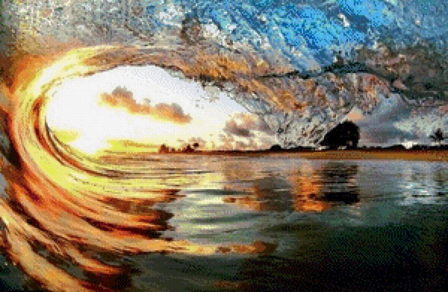 Волна - вода, волна - предпросмотр