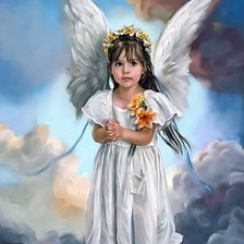 Схема вышивки «Ангелочек»