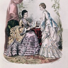 Схема вышивки «Дамы»